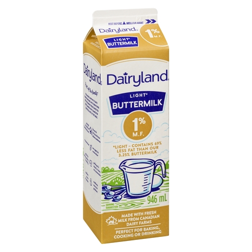 Dairyland - Buttermilk - Light - 1% m.f. 946ml, 1 Each