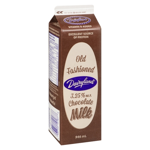 Dairyland - Chocolate Milk - Old Fashioned - 3.25% m.f. 946ml, 1 Each