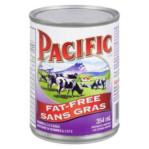 Pacific - Evaporated Skim Milk - Fat-Free 354ml, 1 Each