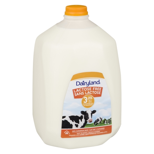 Dairyland - Milk - Lactose Free - Homogenized - 3.25% m.f. 4l