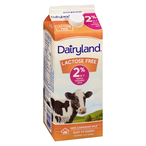 Dairyland - Trutaste Lactose Free Milk - Partly Skimmed - 2% m.f. 1.89l, 1 Each