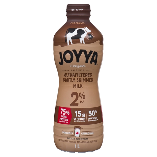 Joyya Dairyland - Ultrafiltered Milk - Chocolate - Partly Skimmed - 2% m.f. 1l, 1 Each