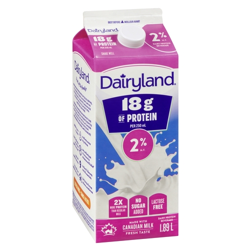 Dairyland - Dairy Protein Beverage 2% m.f. - Lactose Free 1.89l, 1 Each