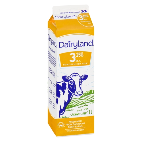 Dairyland - Milk - Homogenized - 3.25% m.f. 1l, 1 Each