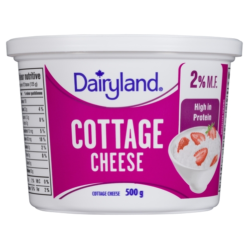 Dairyland - Cottage Cheese - 2% m.f. 500g, 1 Each