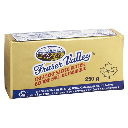 Fraser Valley Creamery Butter - Salted 250g, 1 Each