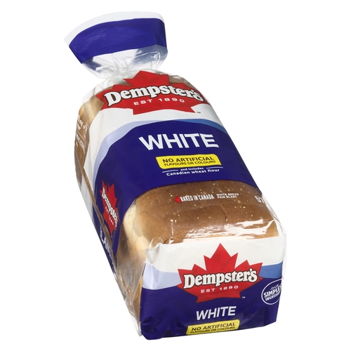 Dempster's - Bread - White 570g, 1 Each