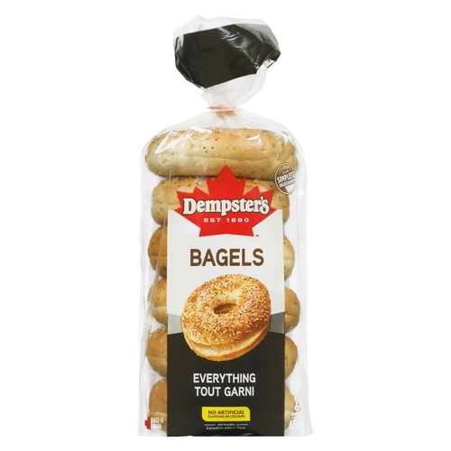 Dempster's - Bagels - Everything 6/75g, 1 Each