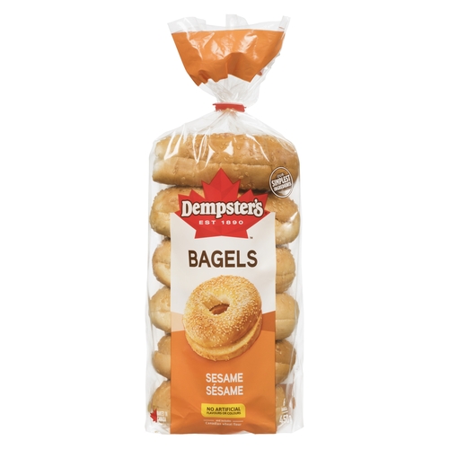 Dempster's - Bagels - Sesame 6/75g, 1 Each