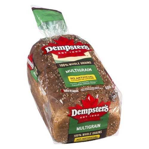 Dempster's - Bread - 100% Whole Grains - Multigrain 600g, 1 Each