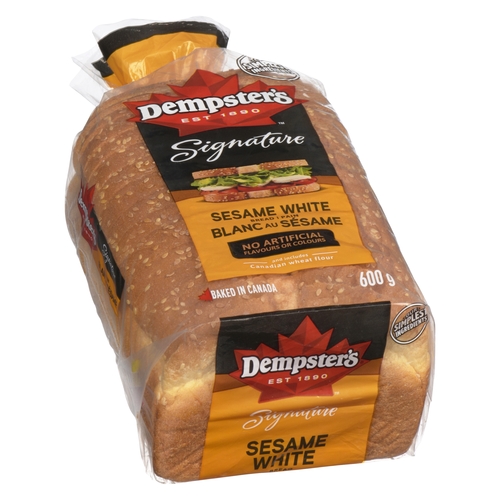 Dempster's - Signature Bread - Sesame White 600g, 1 Each