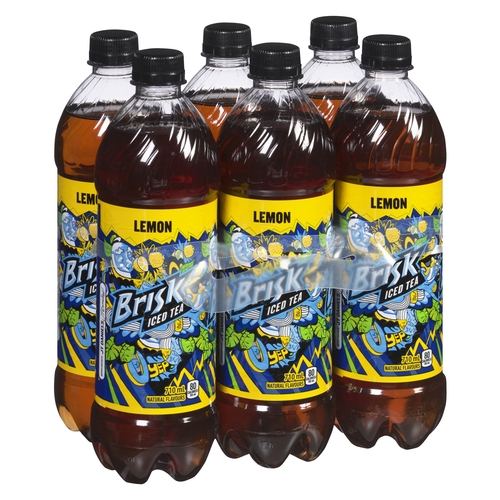 Brisk - Iced Tea - Lemon 6/710ml, 1 Each
