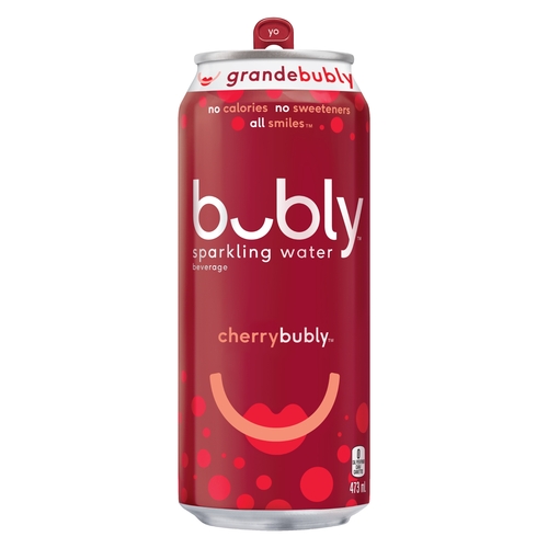 Bubly - Sparkling Water - Cherry 473ml, 1 Each