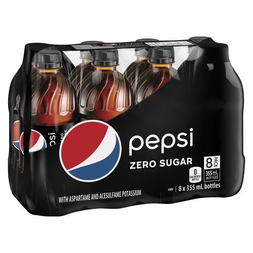 Pepsi-Cola Zero Sugar 8/355ml, 1 Each