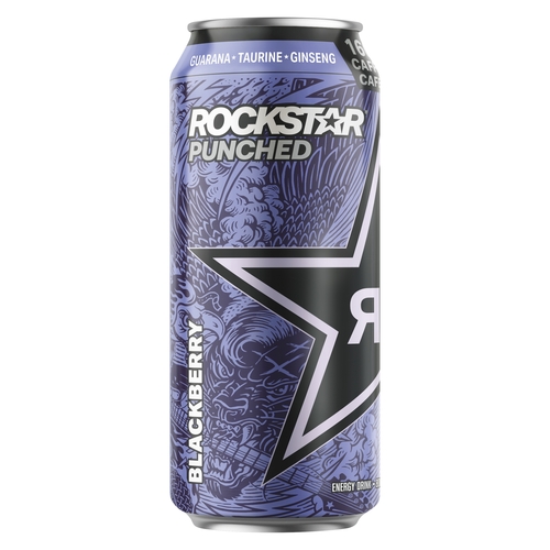 Rockstar - Energy Drink - Punched - Blackberry 473ml, 1 Each