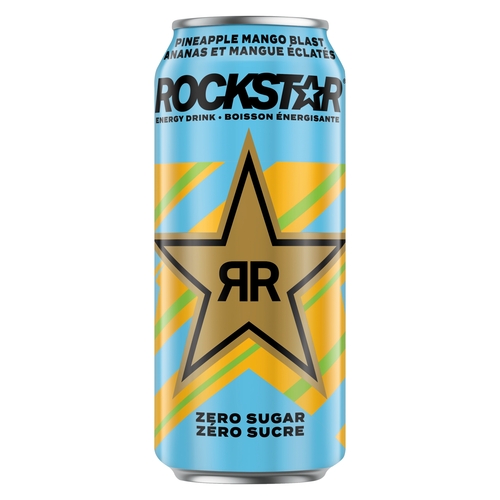 Rockstar - Energy Drink - Pineapple Mango Blast - Zero Sugar 473ml, 1 Each