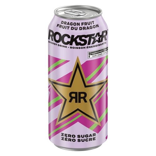 Rockstar Energy Drink - Zero Sugar - Dragon Fruit 473ml, 1 Each