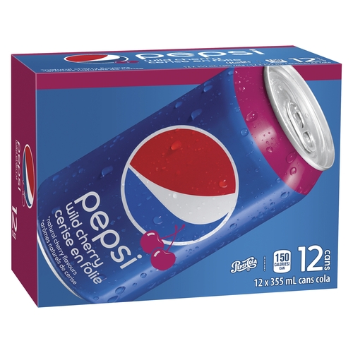 Pepsi-Cola - Wild Cherry 12/355ml, 1 Each