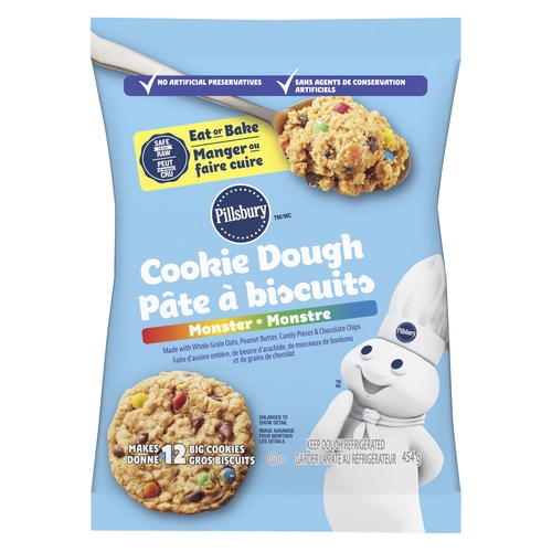 Pillsbury - Cookie Dough - Monster 454g, 1 Each