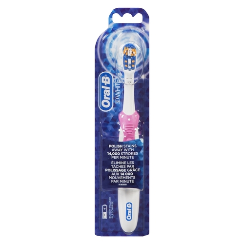 Oral-B Pro-Health - 3D White Battery Powered Toothbrush, 1 Each