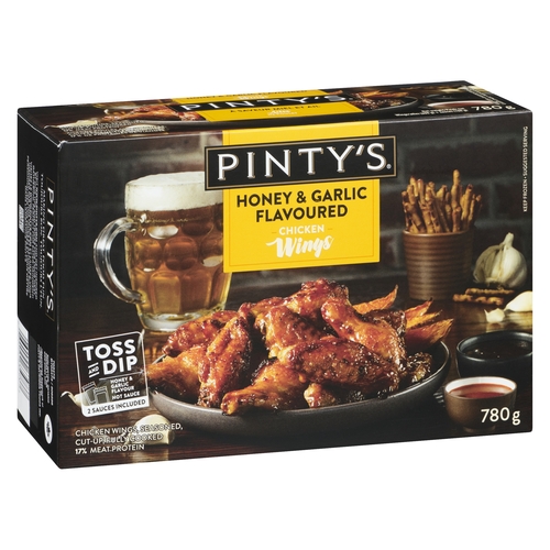 Pinty's - Chicken Wings - Honey & Garlic 780g