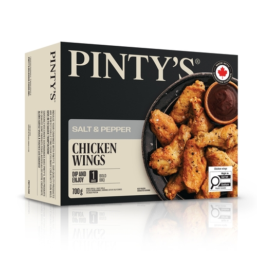 Pinty's - Chicken Wings - Salt & Pepper 700g, 1 Each