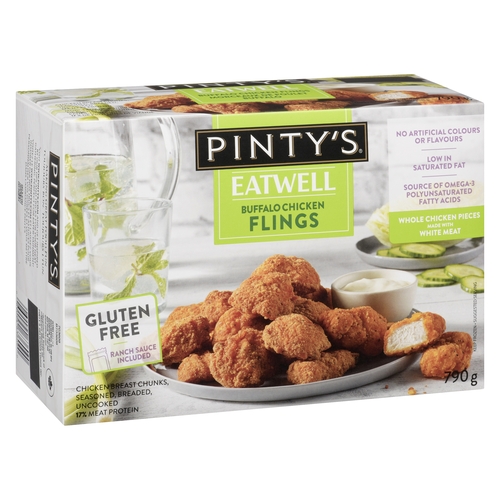 Pinty's - Eatwell Buffalo Chicken Flings 790g, 1 Each
