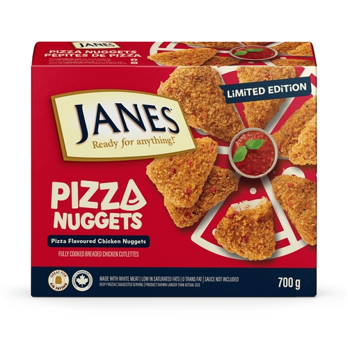 Janes - Pizza Flavoured Chicken Nuggets 700g, 1 Each