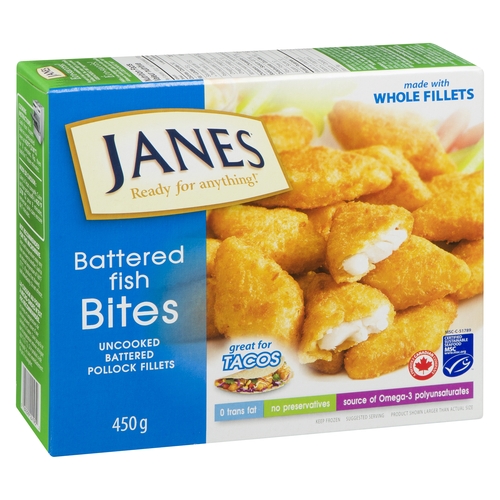 Janes - Battered Fish Bites 450g