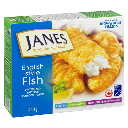 Janes - English Style Fish 450g, 1 Each