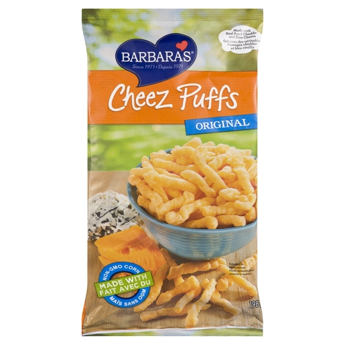 Barbara's - Cheez Puffs - Original 198g, 1 Each