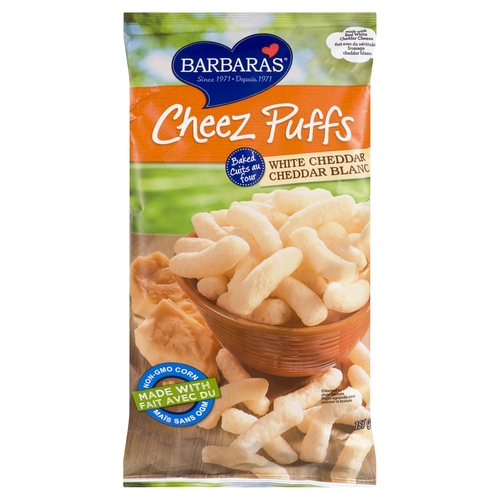 Barbara's - Cheez Puffs - Baked - White Cheddar 155g, 1 Each