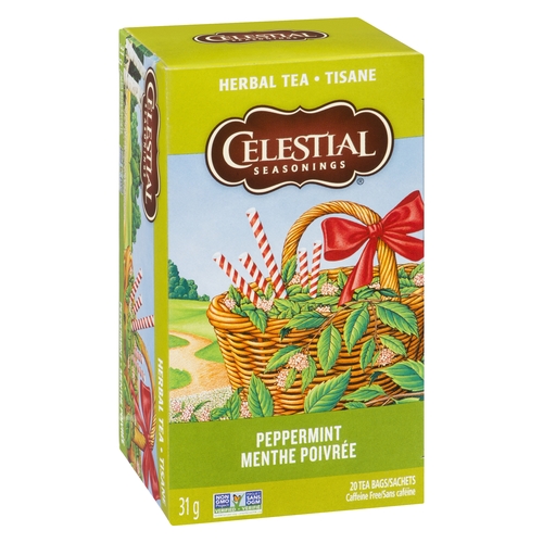 Celestial Seasonings - Herbal Tea - Peppermint 20pk, 1 Each