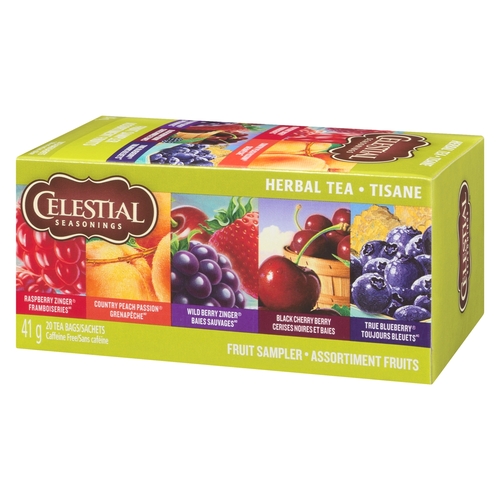 Celestial Seasonings - Herbal Tea - Fruit Sampler 20pk, 1 Each