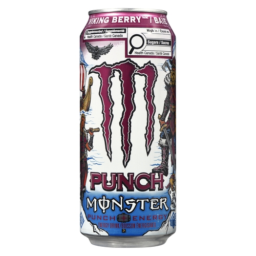 Monster - Punch + Energy Drink - Viking Berry 473ml, 1 Each