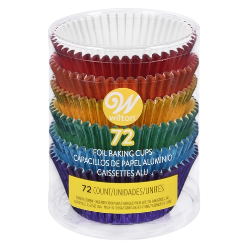 Wilton - Foil Baking Cups 72pk, 1 Each
