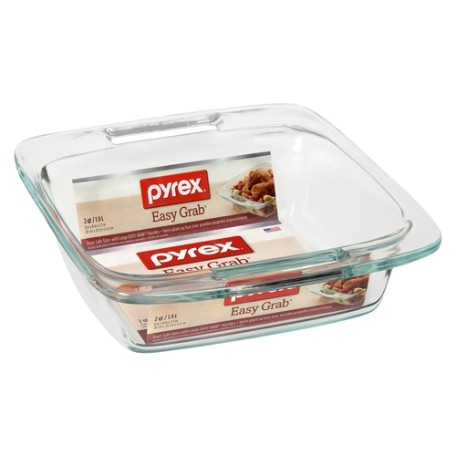 Pyrex - Easy Grab Oven Safe Glass with Large Easy Grab Handles 1.9l, 1 Each