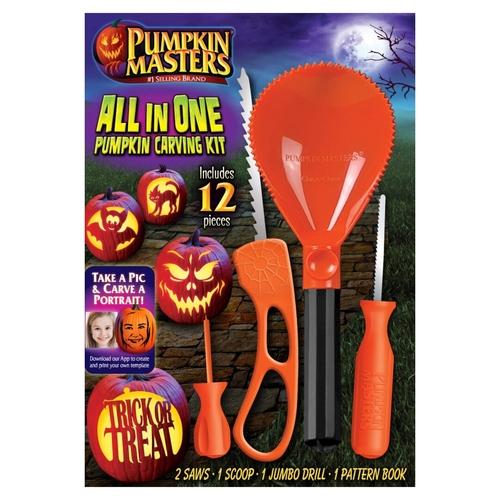 Pumpkin Masters - All In One Pumpkin Carving Kit, 1 Each