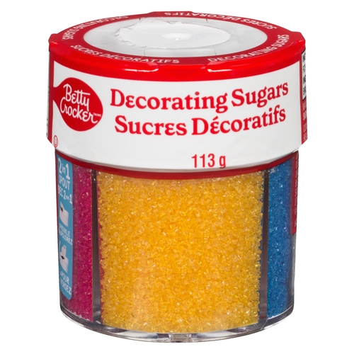 Betty Crocker - Decorating Sugars - 4 Cell 113g, 1 Each