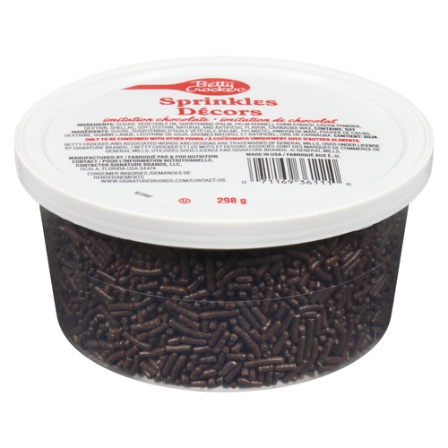 Betty Crocker - Sprinkles - Imitation Chocolate 298g, 1 Each