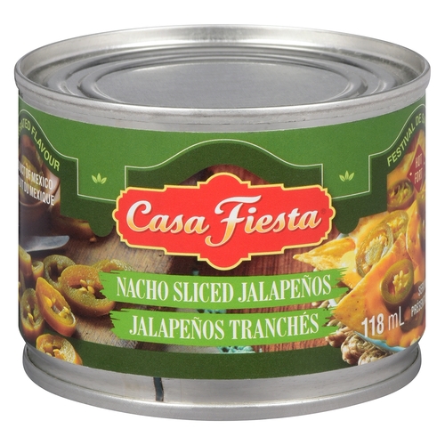 Casa Fiesta - Nacho Sliced Jalapeños 118ml, 1 Each