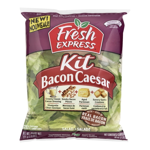 Fresh Express - Salad Kit - Bacon Caesar 281g, 1 Each