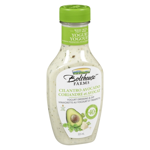 Bolthouse Farms - Yogurt Dressing & Dip - Cilantro Avocado 355ml, 1 Each