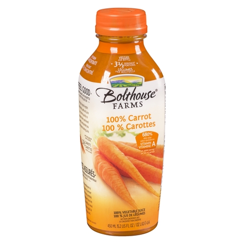 Bolthouse Farms - 100% Carrot Juice 450ml, 1 Each