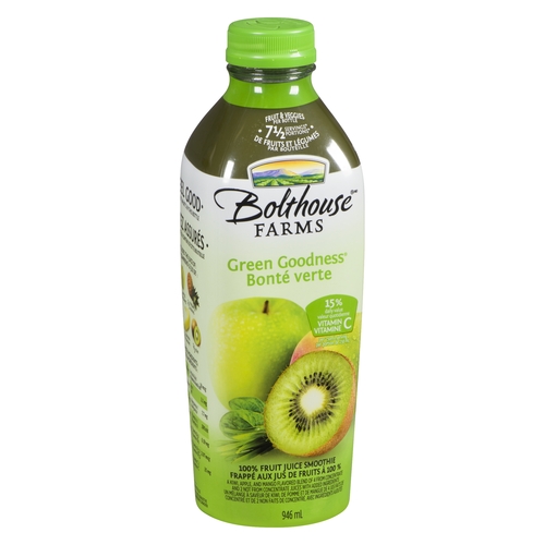 Bolthouse Farms - 100% Fruit Juice Smoothie - Green Goodness 946ml, 1 Each