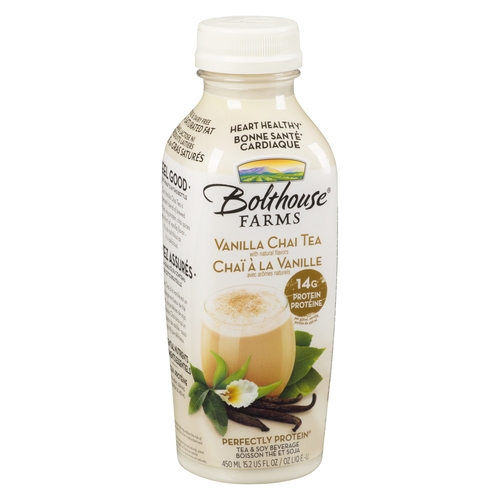 Bolthouse Farms - Perfectly Protein Tea & Soy Beverage - Vanilla Chai Tea 450ml, 1 Each