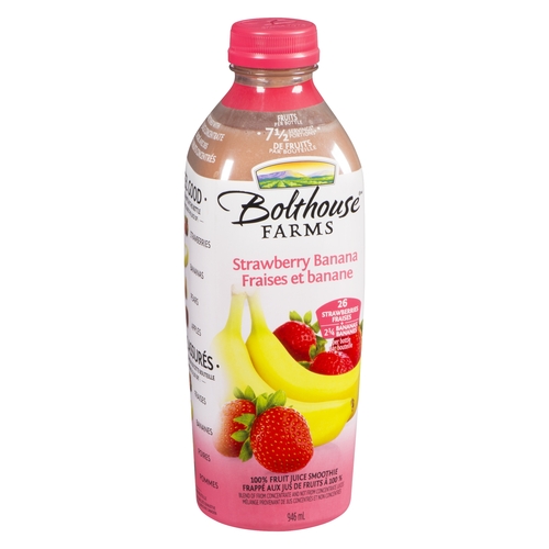 Bolthouse Farms - 100% Fruit Juice Smoothie - Strawberry Banana 946ml, 1 Each