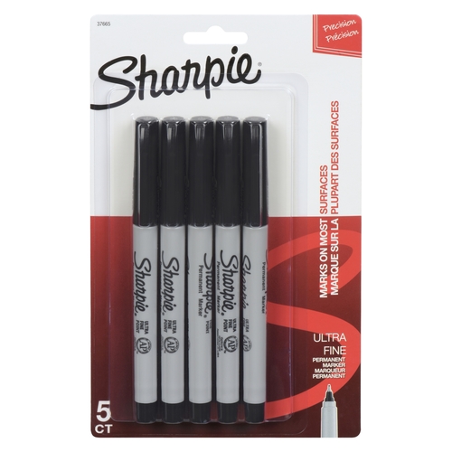 Sharpie Permanent Markers - Ultra Fine Point 5pk