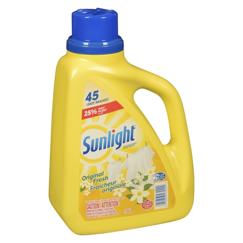 Sunlight - Concentrated Laundry Detergent - Original Fresh 45 Loads 1.84l, 1 Each