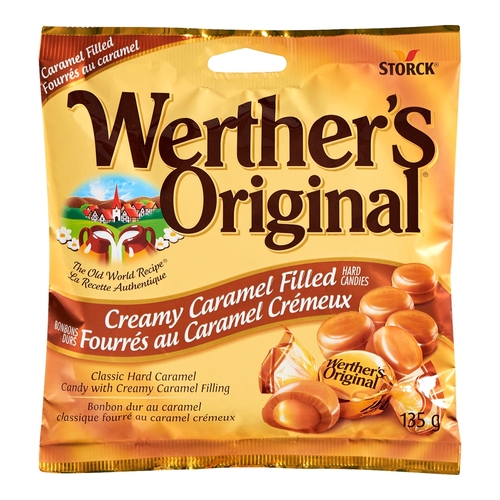 Storck - Werther's Original - Creamy Caramel Filled Hard Candies 135g, 1 Each